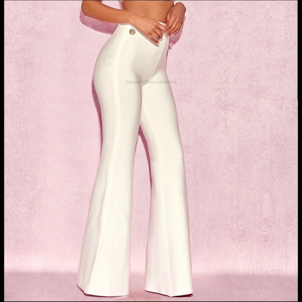 House Of Cb White Bandage Pants